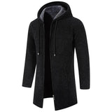 Stylische Elias Herrenjacke - Mittellang mit Kapuze & Wattiertem Fleece für Optimalen Komfort