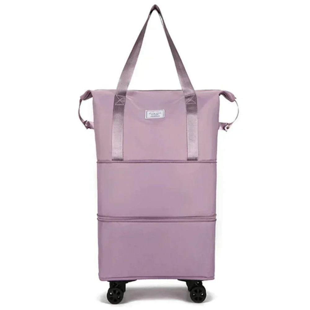 Rolling Travel Duffel Bag – Expandable Polyester, Wheeled & Multi-Compartment