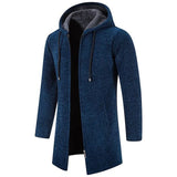 Stylische Elias Herrenjacke - Mittellang mit Kapuze & Wattiertem Fleece für Optimalen Komfort