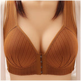 Enhanced Product Title: "Plus-Size Front-Closure Push-Up Bra for Ultimate Comfort and Support - Adjustable Straps, Soft Fabric, Perfect Fit" 

This title includes relevant keywords while highlighting key features that may attract potential buyers.