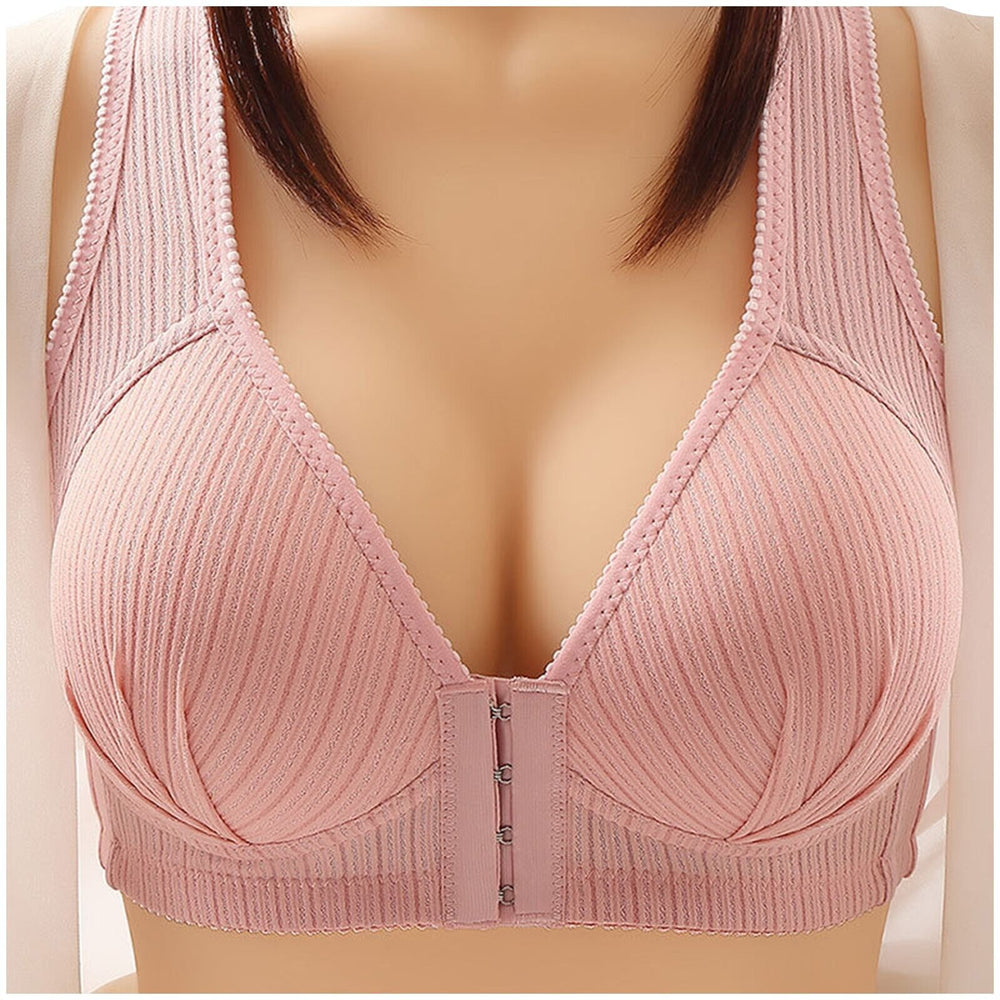 Enhanced Product Title: "Plus-Size Front-Closure Push-Up Bra for Ultimate Comfort and Support - Adjustable Straps, Soft Fabric, Perfect Fit" 

This title includes relevant keywords while highlighting key features that may attract potential buyers.
