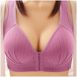 Enhanced Product Title: "Plus-Size Front-Closure Push-Up Bra for Ultimate Comfort and Support - Adjustable Straps, Soft Fabric, Perfect Fit" 

This title includes relevant keywords while highlighting key features that may attract potential buyers.