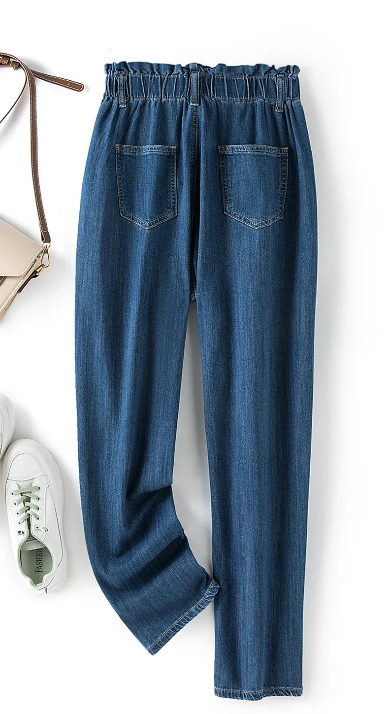 Plus Size Stretch High-Waist Jeans for Ultimate Comfort and Style
