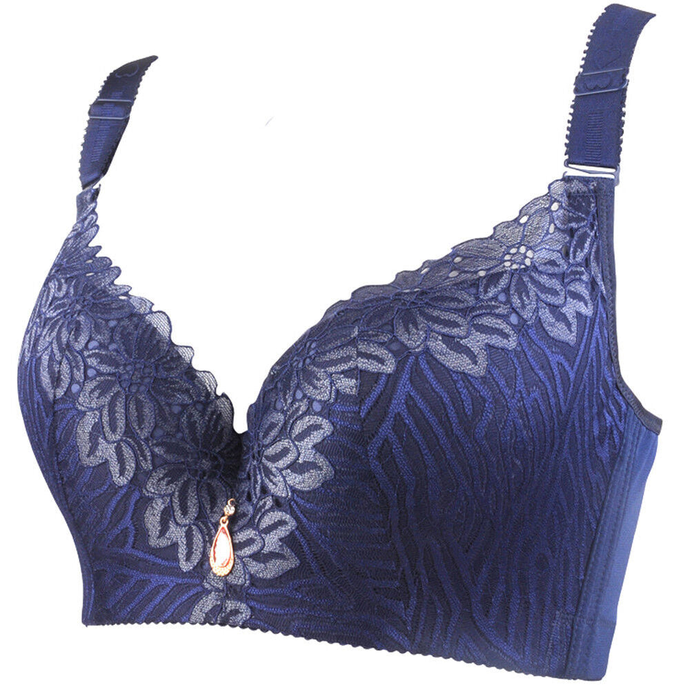 Plus-Size Lace Minimizer Bra - Full-Cup Coverage for Ultimate Comfort & Support
