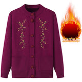 Plus-Size Velvet Knit Sweater 'Winterzauber' - Cozy & Stylish Winter Fashion