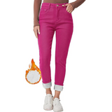 Hannah Women's Fleece-Lined Winter Thermal Jeans - Cozy & Warm for Cold Weather