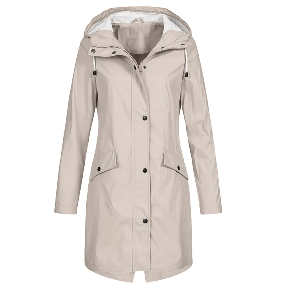 Plus Size Waterproof Hooded Raincoat - Fall Collection - Stylish & Functional