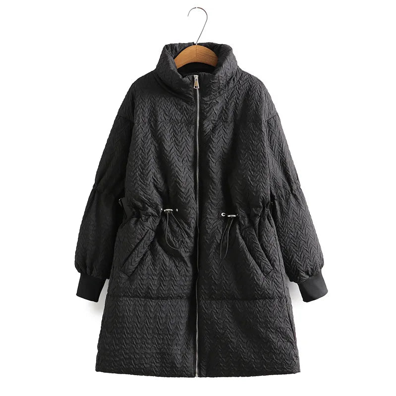 Plus-Size Mid-Length Winter Coat - Cozy & Warm for Cold Days | Stylish & Comfortable Outerwear