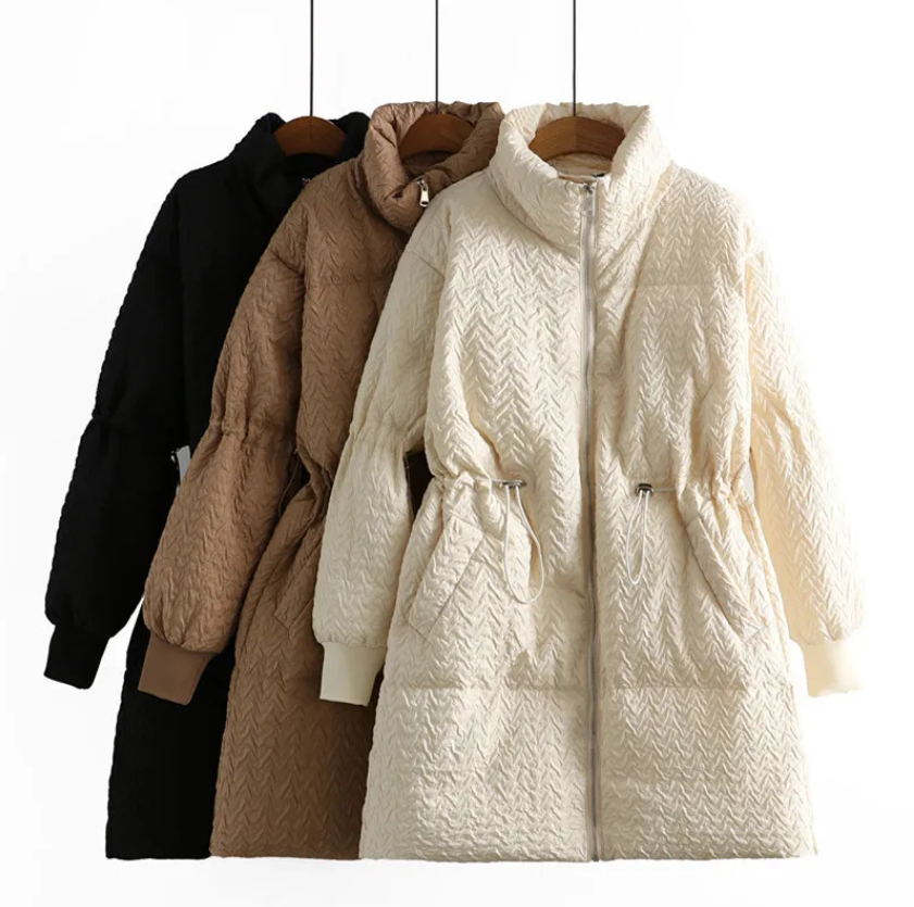 Plus-Size Mid-Length Winter Coat - Cozy & Warm for Cold Days | Stylish & Comfortable Outerwear