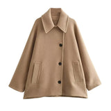 Oversized Women's Fall Coat – Mila