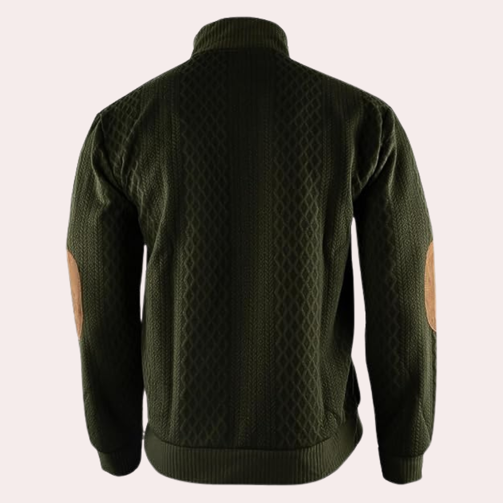 Dany - Warm Casual Men's Sweater with Button Closure