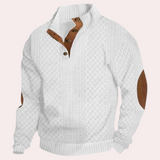 Dany - Warm Casual Men's Sweater with Button Closure