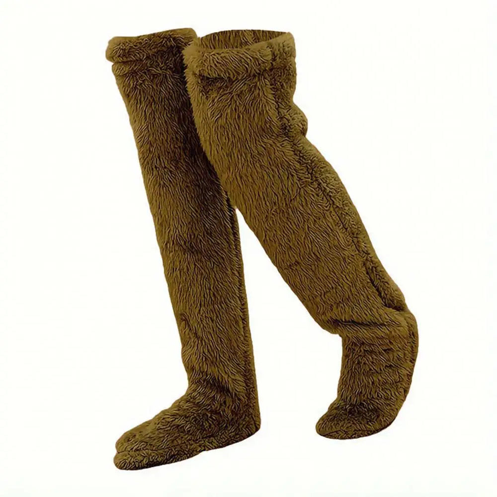Cozy Fleece Winter Socks - Long Warm Stockings for Ultimate Comfort and Warmth