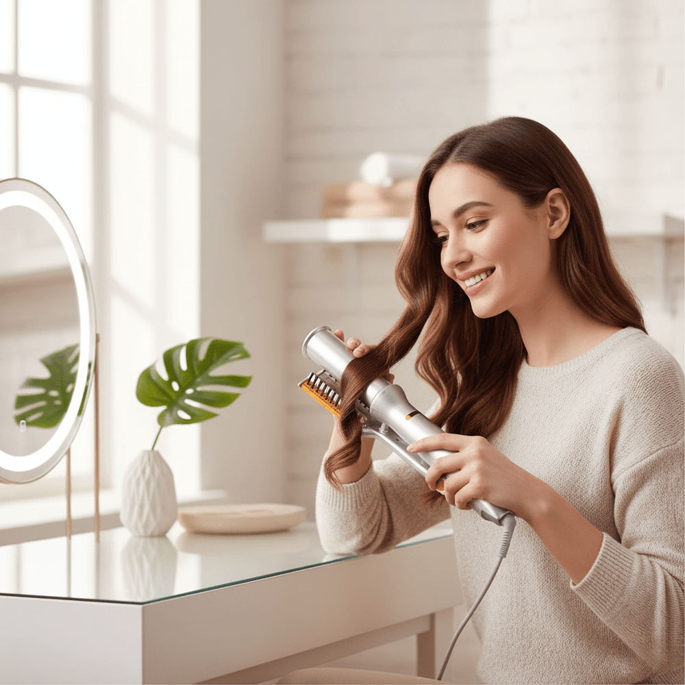 Davy 2-in-1 Rotating Hair Brush - Effortless Styling & Smoothing Tool for All Hair Types