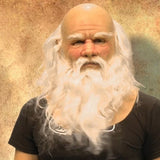 Davy Realistic Old Man Mask | Premium Headwear Costume Accessory for Halloween & Theatrical Performances