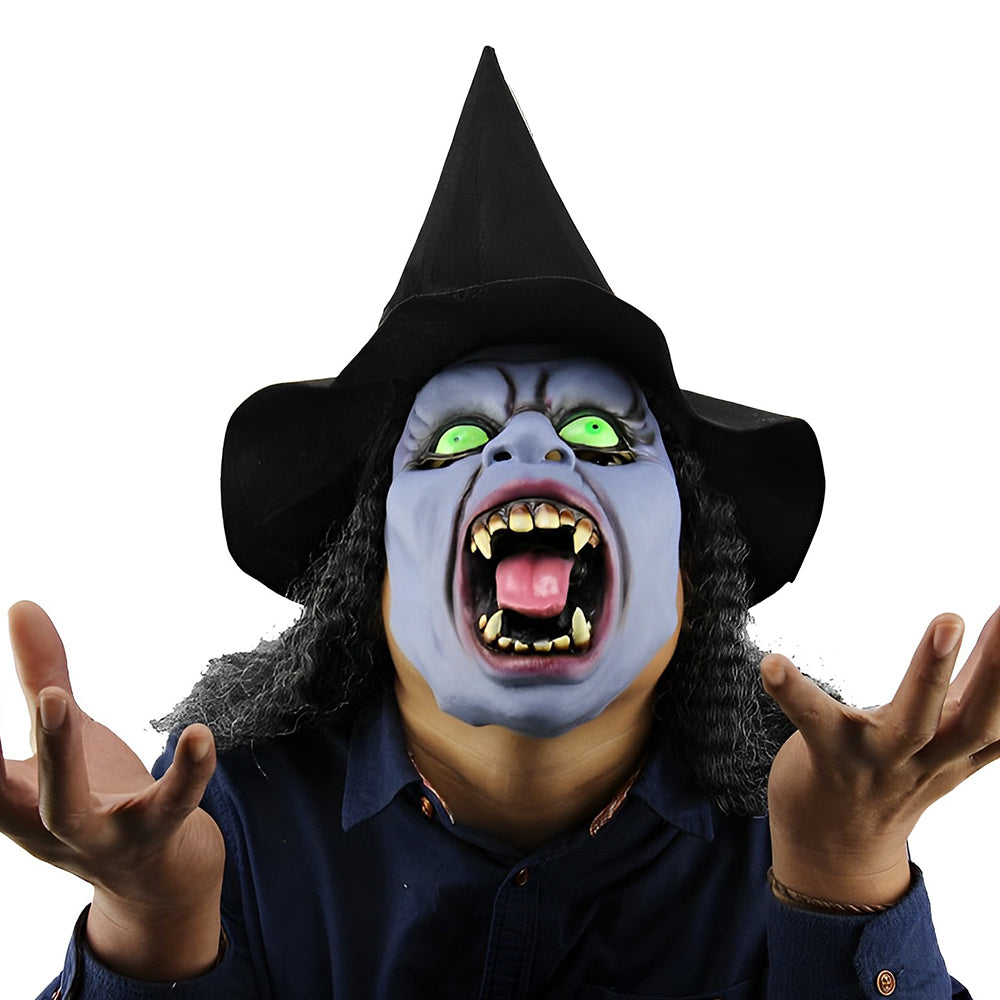 Davy Realistic Old Man Mask | Premium Headwear Costume Accessory for Halloween & Theatrical Performances