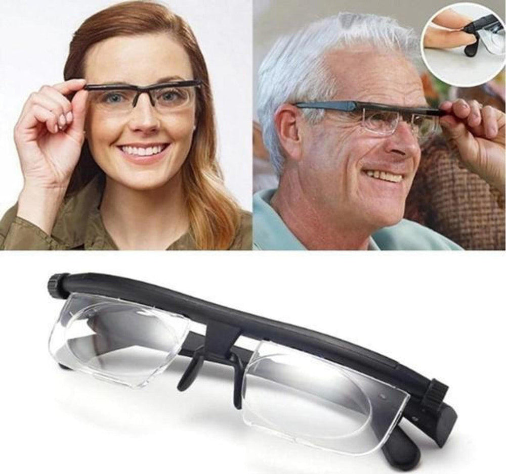 Davy Adjustable Dial Prescription Glasses - Custom Fit & Stylish Eyewear for All-Day Comfort