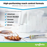 Davy Advion Roach Control Gel Bait - Fast-Acting & Effective Pest Management Solution for Roaches