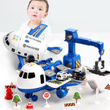 Kids Airplane & Vehicle Toy Set – Creative Play & Multi-Vehicle Design