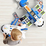 Kids Airplane & Vehicle Toy Set – Creative Play & Multi-Vehicle Design