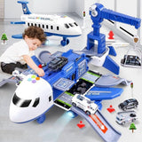 Kids Airplane & Vehicle Toy Set – Creative Play & Multi-Vehicle Design
