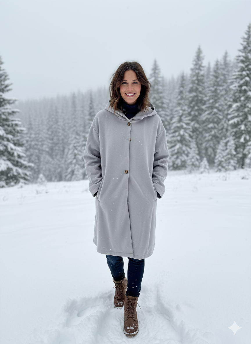 Women's Lightweight Hooded Fashion Coat - Stylish & Versatile Outerwear for All Seasons