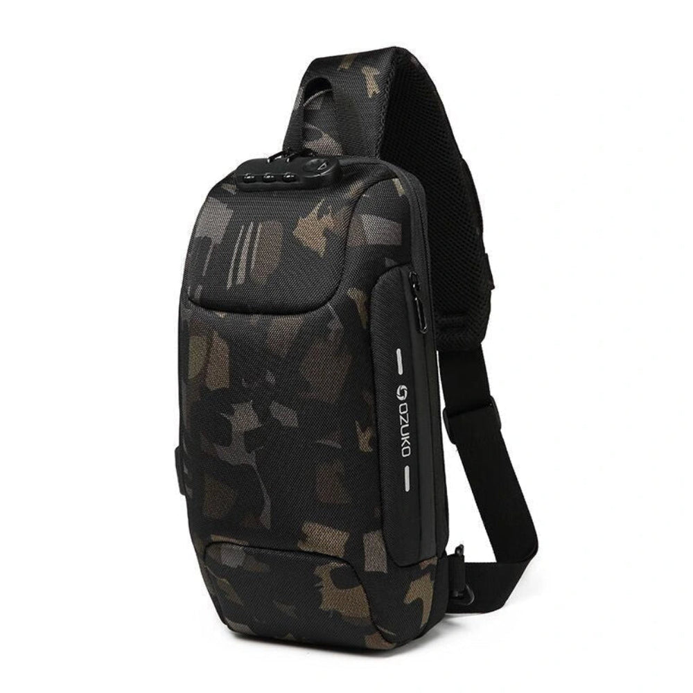 Secure Davy Anti-Theft Sling Bag with USB Charging Port - Stylish & Functional Travel Companion