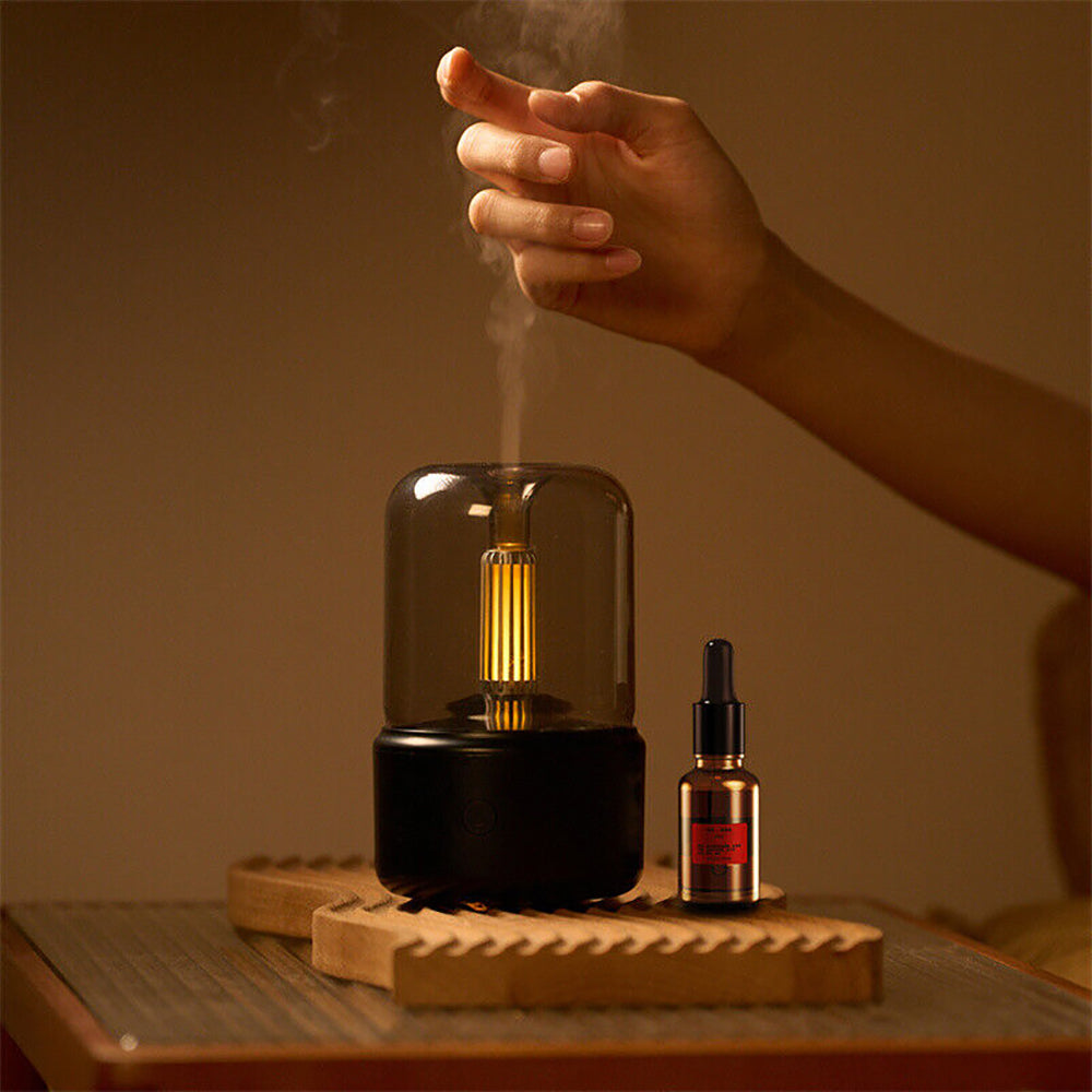 Davy Portable Essential Oil Diffuser & Humidifier - Aromatherapy Mist Maker for Home & Travel