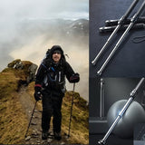 Davy Automatic Folding Walking Cane - Ergonomic Handle for Comfort & Stability | Lightweight & Portable Design
