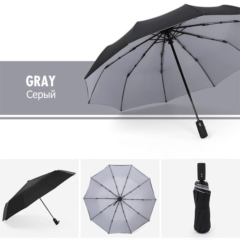Automatic Reverse Fold Storm Umbrella | Davy - Wind-Resistant, Compact & Easy to Use