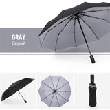 Automatic Reverse Fold Storm Umbrella | Davy - Wind-Resistant, Compact & Easy to Use