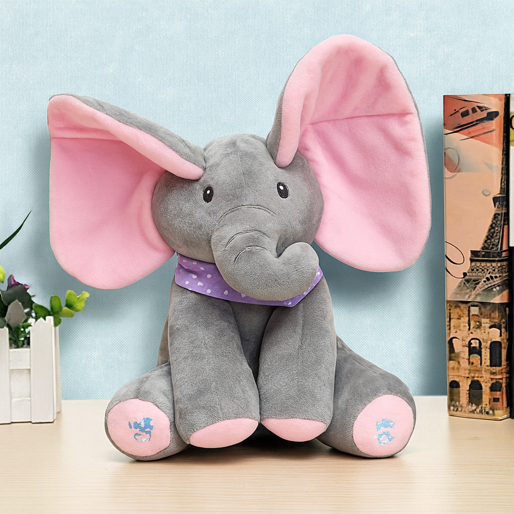 Davy the Baby Elephant Plush Toy – Soft & Cuddly with Flapping Ears | Perfect Gift for Kids