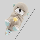 Davy the Baby Otter Plush Toy with Soothing Sounds and Gentle Lights - Perfect for Infants and Toddlers