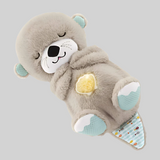 Davy the Baby Otter Plush Toy with Soothing Sounds and Gentle Lights - Perfect for Infants and Toddlers