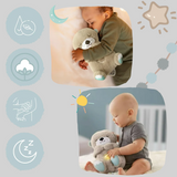 Davy the Baby Otter Plush Toy with Soothing Sounds and Gentle Lights - Perfect for Infants and Toddlers