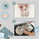 Davy the Baby Otter Plush Toy with Soothing Sounds and Gentle Lights - Perfect for Infants and Toddlers