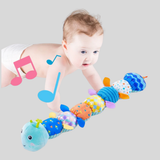 Davy Baby Sensory Caterpillar Rattle Toy - Soft, Colorful, and Engaging Developmental Toy for Infants