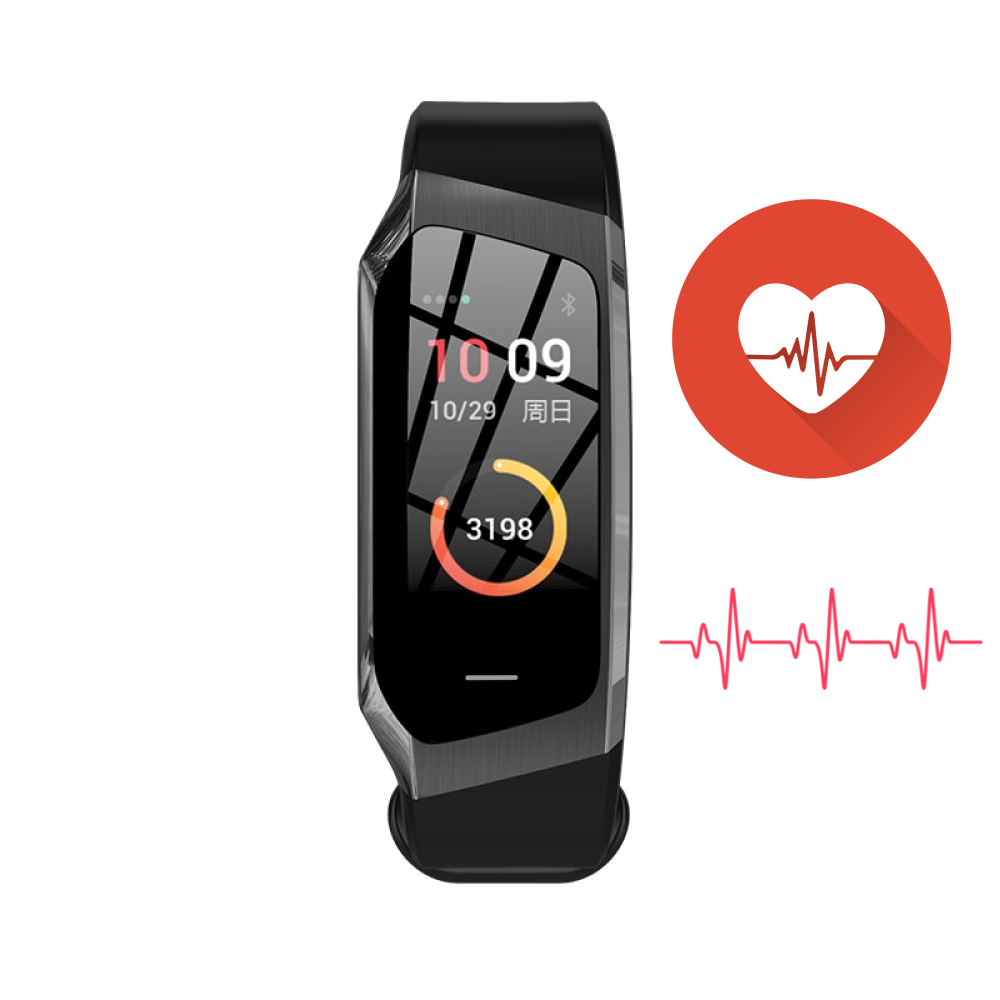 Davy Smart Watch - Blood Pressure Monitor & Heart Rate Tracker | Fitness & Health Wearable