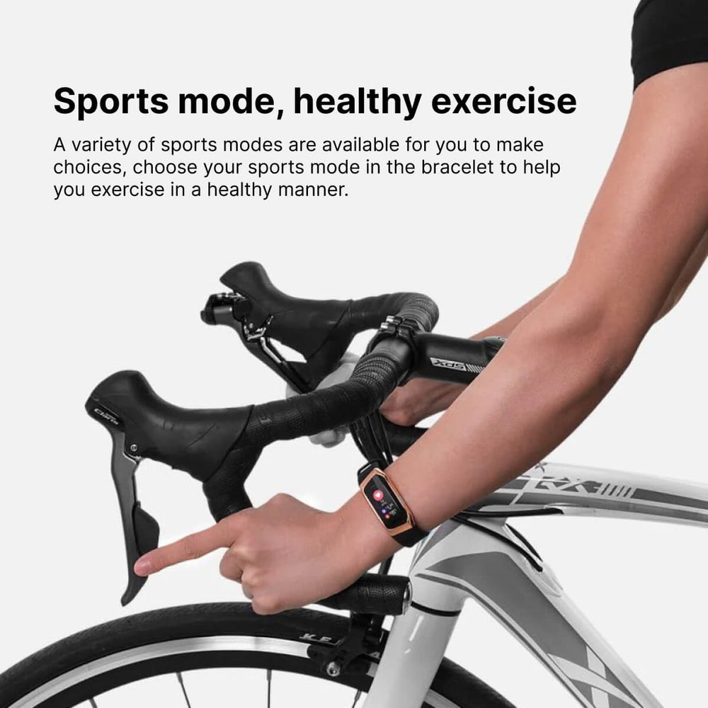 Davy Smart Watch - Blood Pressure Monitor & Heart Rate Tracker | Fitness & Health Wearable