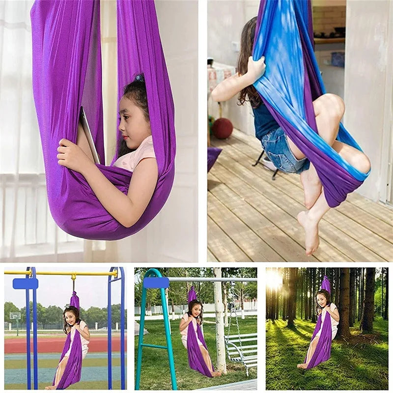 Davy Kids Therapy Hammock Swing - Enhance Calm, Focus & Confidence for Children