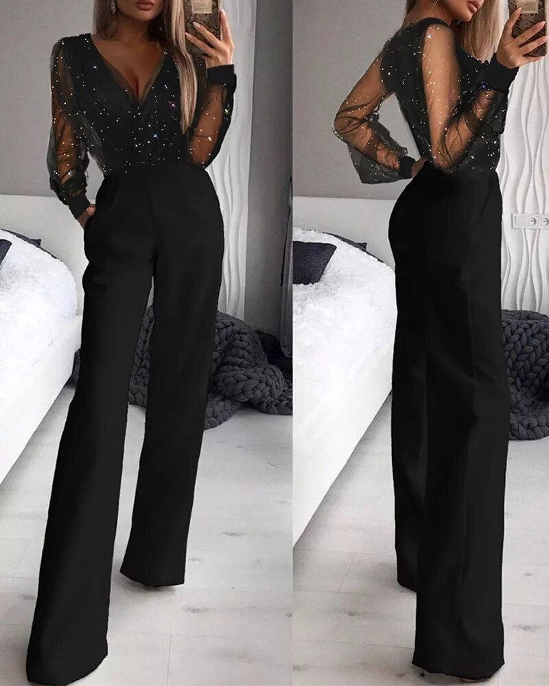 Chic Women's Versatile Jumpsuit - Elegant Fashion for Any Occasion
