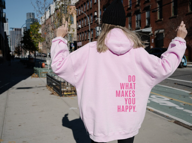 Women's Cozy Statement Hoodie - Stylish & Comfortable Sweatshirt for Everyday Wear