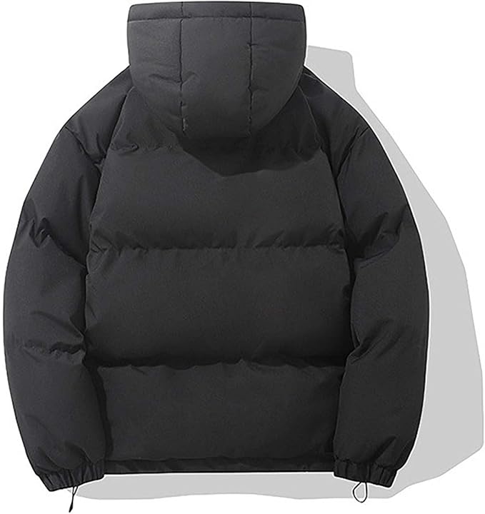 Davy Men's Cozy Quilted Puffer Hoodie - Lightweight Insulated Jacket for Ultimate Comfort & Warmth