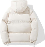 Davy Men's Cozy Quilted Puffer Hoodie - Lightweight Insulated Jacket for Ultimate Comfort & Warmth