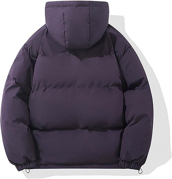 Davy Men's Cozy Quilted Puffer Hoodie - Lightweight Insulated Jacket for Ultimate Comfort & Warmth