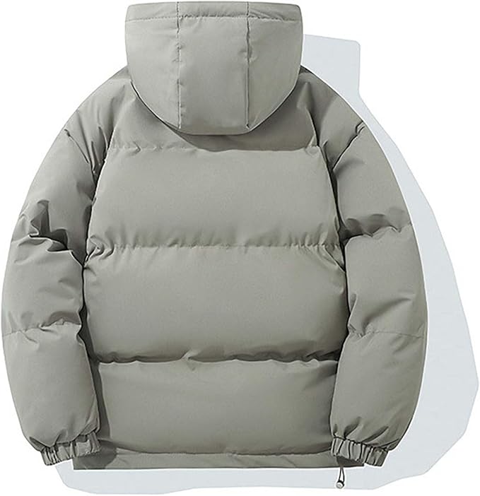 Davy Men's Cozy Quilted Puffer Hoodie - Lightweight Insulated Jacket for Ultimate Comfort & Warmth