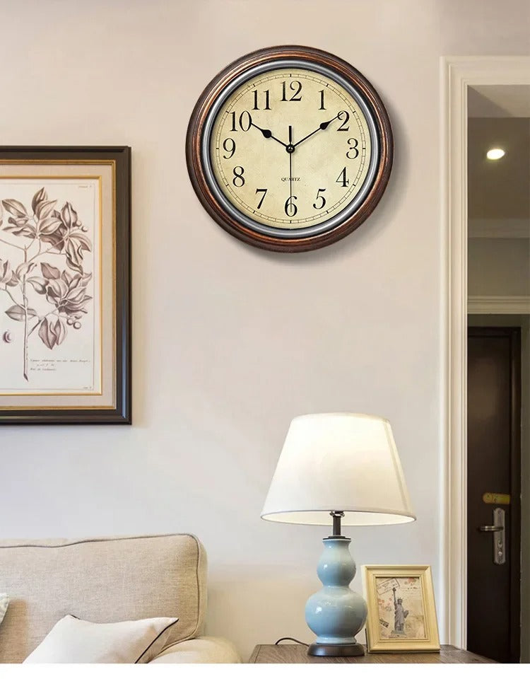 Davy Classic Wall Clock - Elegant Roman Numerals Design for Timeless Home Decor
