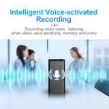 Davy Compact Voice-Activated Digital Audio Recorder - High-Quality Sound, Portable Design, Ideal for Meetings & Interviews