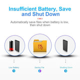 Davy Compact Voice-Activated Digital Audio Recorder - High-Quality Sound, Portable Design, Ideal for Meetings & Interviews