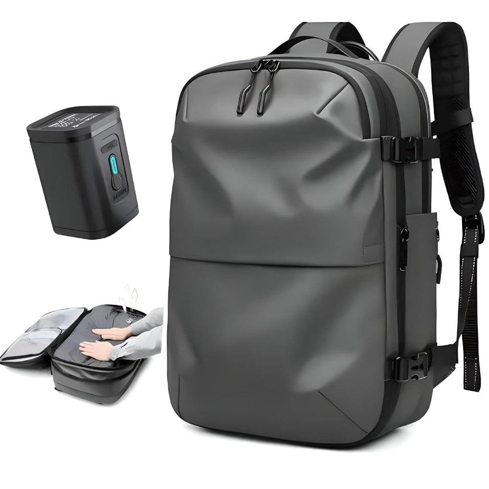 Davy Expandable Compression Backpack for Travel - Lightweight Carry-On with Versatile Storage Solutions